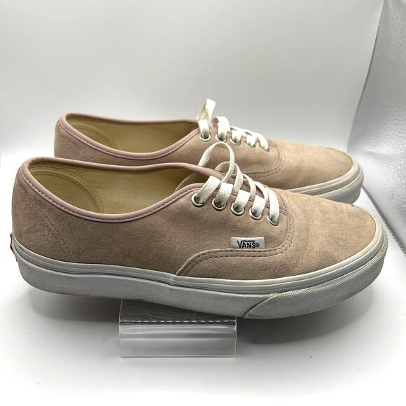 VANS Authentic (Pig Suede) Unisex 8.5 W 7M Tan Scotchgard Protection - Picture 6 of 9